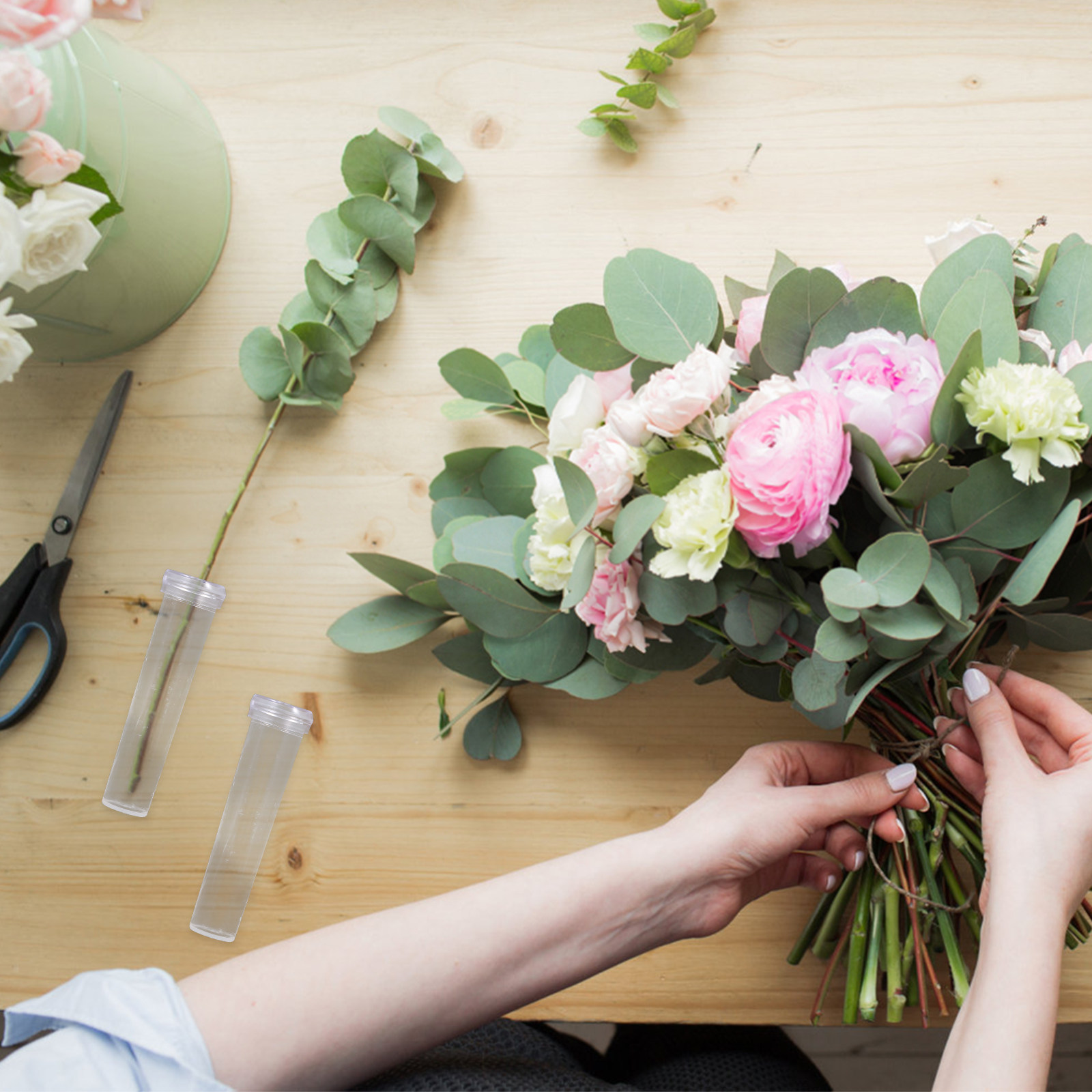 50 шт. флористических тюбиков  – обзор и цена Florist Flower Supply